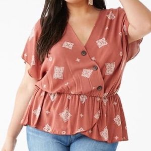 Haute Fox Surplice Top